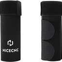 NICECNC 6" Fork Seal Protectors Universal Fork Cover Boots Compatible with 37-50mm Upside Down Forks Conventional Forks Compatible with V-Twin Sport Cruiser Adventure Touring Custom Dual Sport