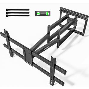monTEK Long Arm TV Wall Mount for Most 43-90 Inch TVs, 42.5 Inch Long Extension TV Mount Swivel and Tilt, Full Motion Wall Mount Tv Bracket Fit Max VESA 800 x 400mm, Up to 132 lbs, 16,18 Studs