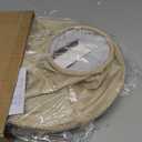 Gold Scalloepd Lamp Shades Set of 2, 6.1"Top x 13"Bottom x 9.8"High, Bell Lamp Shades for Floor Lamps Table Lamps, Medium Lampshade with Petal Edge Braid, Spider, Harp Holders Included, Easy Assembly