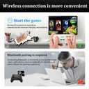 TEFELE 2 Pack Wireless Retro Game Controller, 2.4G Low Latency Keyboard-Mapped Gamepad for Windows/ANDROID/IOS, Plug & Play Multiplayer Controller for Classic Games