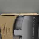 DELARLO Frying Pan, 12 inch Tri-Ply Stainless Steel Skillet, 6 Quart Saute Pan with lid, Compatible with All Cooktops, Oven Up to 660℉, Chicken Fryer, Dishwasher-Friendly