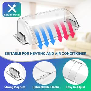 Adjustable Air Vent Deflectors 2pc