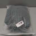 Women Plaid Maxi Dress Long Puff Sleeve Square Neck Flowy Boho Dress Bow Tie Smocked Fall Dresses (Small, Green)