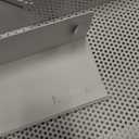 4ft Steel Easy Slip-On Baseboard Heater Cover with End Caps for Bathroom & Hydronic System for Replacing Old Cover, White