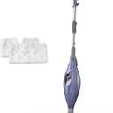 Shark Steam Pocket Mop with 2 Washable Double-sided Pads, Steam Sanitization, Swivel Steering, Lightweight, Steam Cleaner for Sealed Hard Floors, Hardwood, Marble, Tile, Purple, S3501