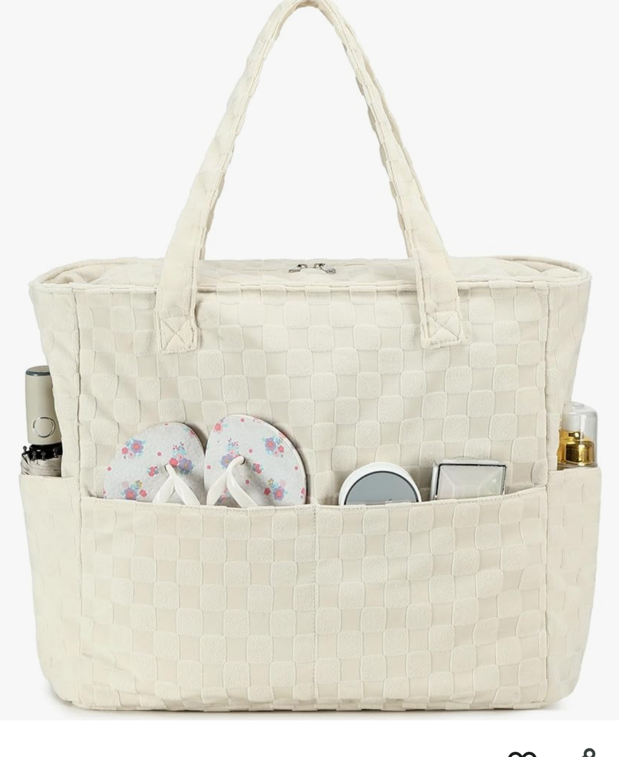 LEDAOU Large Beach Tote Bag Women Waterproof Sandproof Zipper Beach Tote Bag for Pool Gym Grocery Travel with Wet Pocket
Waterproof, Sandproof, Zipper, Pool, Gym, Grocery