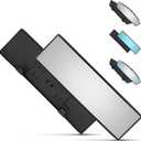 Verivue Universal Panoramic 12-Inch Rear View Mirror, Anti-Glare Wide Angle Car Mirror, Rearview Mirrors Accessory for Baby Rear-Facing, Clear Panoramic Convex Mirrors for cars