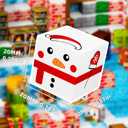 RiceBlock 100PCS Magnetic Blocks Toys for Kids, 7 Days Christma Advent Calendar, Science Learning Toys,Magnetic Cubes Building Blocks Toys for New Year (Pink)