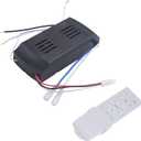 Universal Ceiling Fan Remote Control Kit Replacement, 6-Speed & Timing, Remote Replacement for DC Ceiling Fan Light