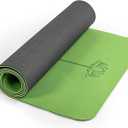 Yoga Mat Non Slip, Pilates Fitness Mats, Eco Friendly, Anti-Tear 1/4" Thick Yoga Mats for Women, Exercise Mats for Home Workout with Carrying Sling and Storage Bag