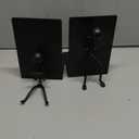 Ottimo Heavy Duty Metal Unique Office Desk Bookends for use as Bookshelf Decor, Home, Office or Kitchen Shelves. Unique, Cute and Decorative Book Stopper to Hold Books, Great Gift Idea (Black)