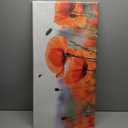 Soft Poppy Flowers Petals Canvas Wall Art  Modern Floral Wrapped Canvas Print for Bedroom, Living Room & Office Home Dcor, 32x16