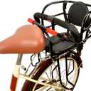 Child Bike Seat,Rear Mount Baby Bike Seat,Kids Back Bike Seat Safety Carrier for Adult Bike Attachment,Mountain Bike,Electric Bikes,Bicycles (Black)