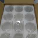 12pcs Glass Cylinder Vases for Centerpieces, 6 Inch Clear Flower Vases for Wedding Decorations and Indoor Home Decor, Hurricane Candle Holder for Table Shelf, Party