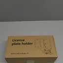 No Drill Front License Plate Holder Fit for 2020-2024 Model Y, 2017-2023 Model 3 with Safety Design, No Adhesives License Frame