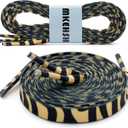 Colorful Pattern Shoe Laces: 2 Pair Flat Print Shoelaces for Sneakers