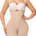 SHAPSHE Fajas Colombianas Moldeadoras Post Surgery Stage 2 Compression Garment Butt Lifting Full Body Shaper with Zipper (XL)