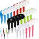 Konohan 60 Pack Earbuds Bulk Kids Headphones Earphones 6 Colors Ear Buds Bulk with Wire Individually Bagged for Students for Classroom School (Multicolored,Classic)