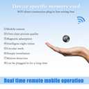 Only 0.9 inch! Hidden Camera with Audio/Video. Mini Small Camera. Spy Hidden Cameras for Home Indoor Use Spy Cam with Night Vision and Motion Detection Baby Monitor Small Mini Wireless Outdoor