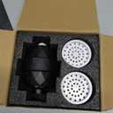 Hibbent Shower Filter for Hard Water, High Output Shower Head Filter to Remove Chlorine and Fluoride, 20 Stage Showerhead Filter, Shower Water Filter with 2 Replaceable Filter Cartridges, Matte Black