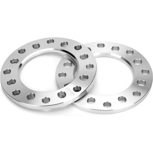 KSP 8 Lug Universal Wheel Spacers 12mm, 1/2in 8x6.5 8x165.1 8x170 8x180 Lug Spacer for F350 250 Ram 2500 3500 Express Silverado Suburban Sierra 2500 3500HD Dually Wheel, 2PCS CNC Machined Spacer