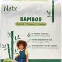 Naty Bamboo Viscose Baby Diapers  Silky Soft, Plant Based, Dermatologically Tested for Sensitive Skin & Super Absorbent (Size 6, 120 Count)