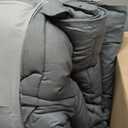 Bare Home Comforter Set - Twin Extra Long Size - Ultra-Soft - Goose Down Alternative - Premium 1800 Series - All Season Warmth (Twin/Twin XL, Grey)