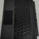 Surface Pro Keyboard, Wireless Type Cover for Microsoft Surface Pro 11/10/9/8/X 13 inch, Ultra-Slim Portable Magnetic Bluetooth Keyboard with 7 Color Backlit, Pen Holder, Trackpad (Black)