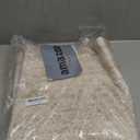 3x5 Rug, Small Area Rug for Kitchen, Entryway, Machine Washable Non-Slip Throw Rug, Vintage Carpet for Nursery Coffee Table Beige