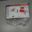 Lithonia Lighting Basics LED Exit Sign/Emergency Light Combo, Red/Green Switchable Exit Sign and Emergency Lights for Business, 2-Head Fixture, Round Lights, Remote Capacity, White (ECRG HO RD M6)