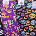 CuteBone Washable Halloween Dog Diapers Female No Tail Hole 3 Pack Reusable Doggie Period Training Pants for Docked-Tail Frenchie French Bulldog Boston Terrier Without Tail WWD09M Medium