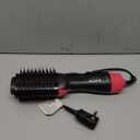 4-in-1 Hair Dryer Brush - Ionic Ceramic Titanium Brush Blow Dryer Hot Air Styler for Frizz-Free Blowouts, Salon Volumizer & Straightener with ALCI Safety Plug, 3 Heat Settings Hot Air Styler