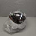 NuLink 6" Disco Ball Decor Hanging Mirror Ball for Big Party Decorations Wedding Home (Silver)