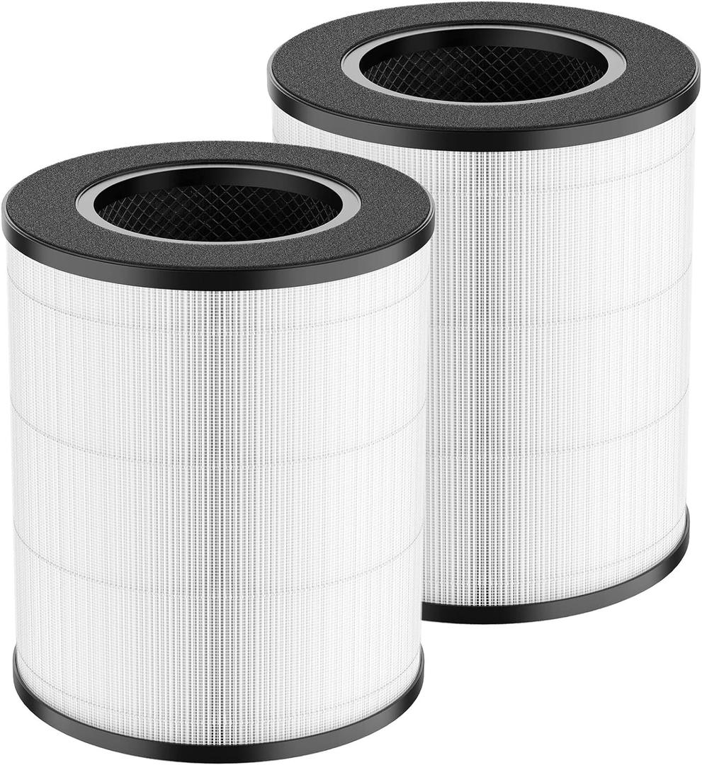 AP-T20 Replacement Filter Compatible with Homedics AP-T20 Air Purifier Filter, 3-in-1 Total Clean Tower Higher Grade Type Filters Replacement for AP-T20WT AP-T20BK, Part#AP-T20FL, 2 Pack