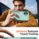 Temdan Designed for iPhone 16 Case Magnetic,[Compatible with Magsafe][Military Grade Drop Protection] Dropproof Heavy Duty Tough Rugged Shockproof Phone Case for iPhone 16 (6.1")-Light Green