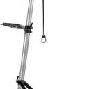 Urban Deco Bike Repair Stand Premium Aluminum Bike Stand for Maintenance, 110lbs Capacity, Height-Adjustable, 360 Rotatable Clamp, Tool Tray Included, Silver