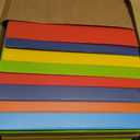 Fulmoon 48 Pack 3 Ring Plastic Binders 1 Inch Bulk with 2 Pockets, Flexible Binder Loose Leaf Hardcover, Fit 12" x 10" US Letter Size Paper, for School Office Home, 6 Colors(Vibrant)