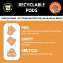 Crazy Cups Mango Twist Herbal Tea Pods, 22 Count | Caffeine Free, Kosher Certified, Fruity Tropical Chamomile Blend with Ginger & Hibiscus, K Cup Compatible, Vegan, Gluten Free Herbal Tea