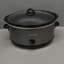 Crock-Pot 7-Quart Manual Slow Cooker, Family Size Serves 8+ People or Fits 6-lb Roast, Removable Stoneware with Warming Setting, Dishwasher Safe for Easy Cleanup, Charcoal