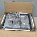 Furologee Nightstand Set of 2, Rustic Brown, with Charging Station and USB Ports, Side Tables with 2 Fabric Drawers, Bedside Tables with Storage Shelf & Hooks, for Living Room/Bedroom (2 pc(11"D x 14.96"W x 23.6"H))