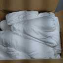 40ftx40ft White Ceiling Curtain for Wedding Parties, 60"W x 480"L