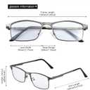 YIMI Photochromic Bifocal Reading Glasses UV Outdoor Sunglasses Computer Anti Blue Light Transition Eyeglasses for Men Women