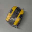 2-in-1 Portable Car Heater & Cooler Fan, 12V Fast Windshield Defroster and Defogger with 360 Rotation, Plugs into Cigarette Lighter (Yellow)