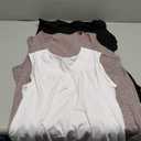 EyMuse 3 Pack Women's V Neck Tank Tops Summer Casual Sleeveless Basic Tee Shirts 2026 Fashion Beach Vacation Clothes Medium