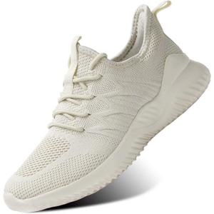 KEEZMZ Womens Ladies Walking Running Shoes Slip On Lightweight Casual Tennis Sneakers Clothes Shoes,  Shoe Height Map Low Top, Fit to Size Sentiment: True To Size, Platform Height 3 Inches