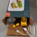 Battery Operated Train for Wooden Track, Electric Train Set Includes Remote Control Locomotive Train & Train Tunnel, Motorized Train Toy for Toddlers Compatible with Thomas, Brio, Chuggington