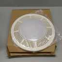 S97017702 Fan Light Grill Cover Assembly with Light Lens & Grille Springs Replacement for Broan Nutone 15" Round Ventilation Fan/Light Fits 8663RP 8664RP 750 751 N750 8663FL 8663RF 8673RP VL3668RP