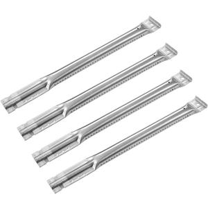Gas Grill Replacement Parts Tube Burner for Charbroil, Kenmore, Members Mark 720-0691A, Duro 740-3003-BI, Kirkland 720-0439, Master Chef, Nexgrill, 14 3/8 inch, Set of 4, KB890