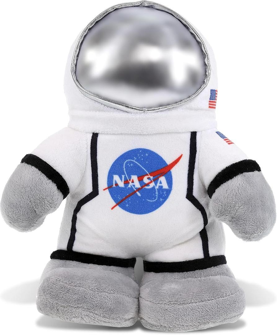 DolliBu Snug Mooshies Standing Astronaut Stuffed Plush Toy - Cuddly Super Squishy, Huggable Big Plush for Girls and Boys, Cute Toy Stuffed Pillow for Kids - 9 inches