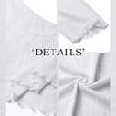 FEMLE Womens Oversized Mesh Sheer Sparkly Top Glitter See Through Tops Tee Shirt Long Sleeve Concert Rave Party Outfits, White(No Cami) S
